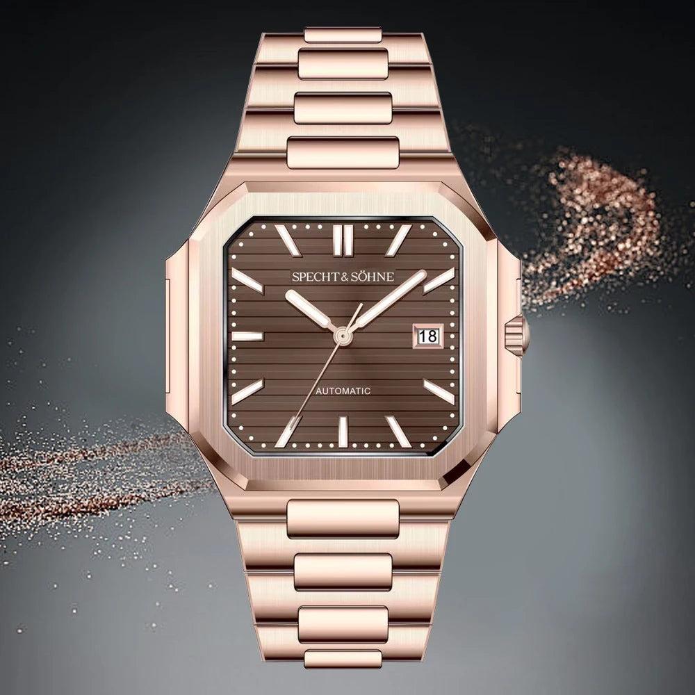Cubic Specht & Söhne 41MM Men's Watch - Stainless Steel Sapphire Crystal Waterproof