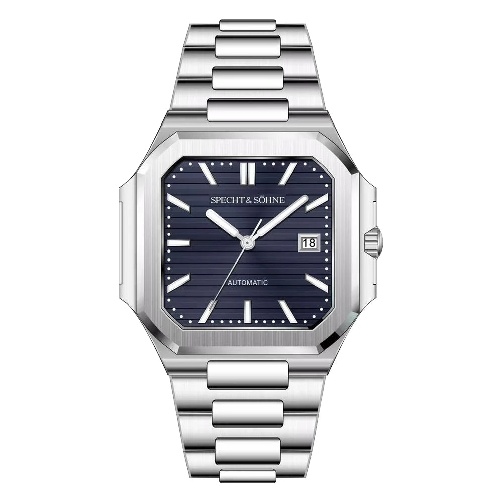 Cubic Specht & Söhne 41MM Men's Watch - Stainless Steel Sapphire Crystal Waterproof