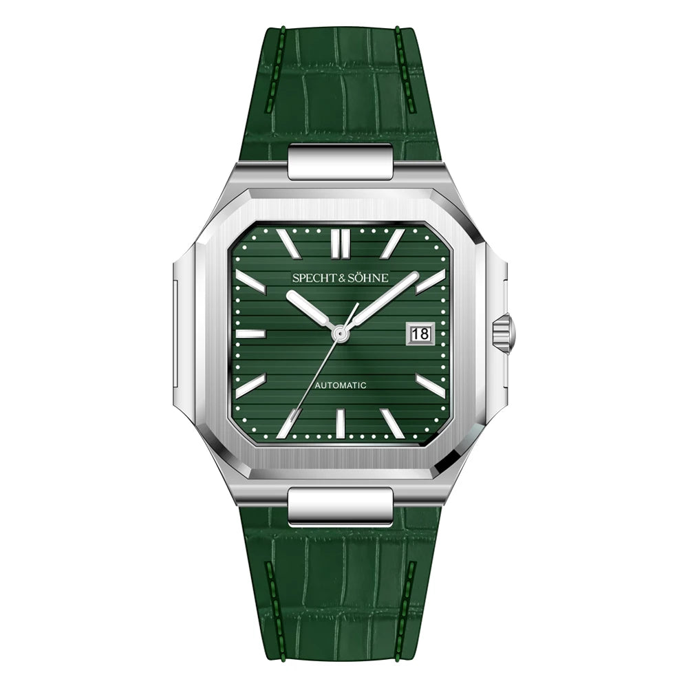 Cubic Specht & Söhne 41MM Men's Watch - Stainless Steel Sapphire Crystal Waterproof