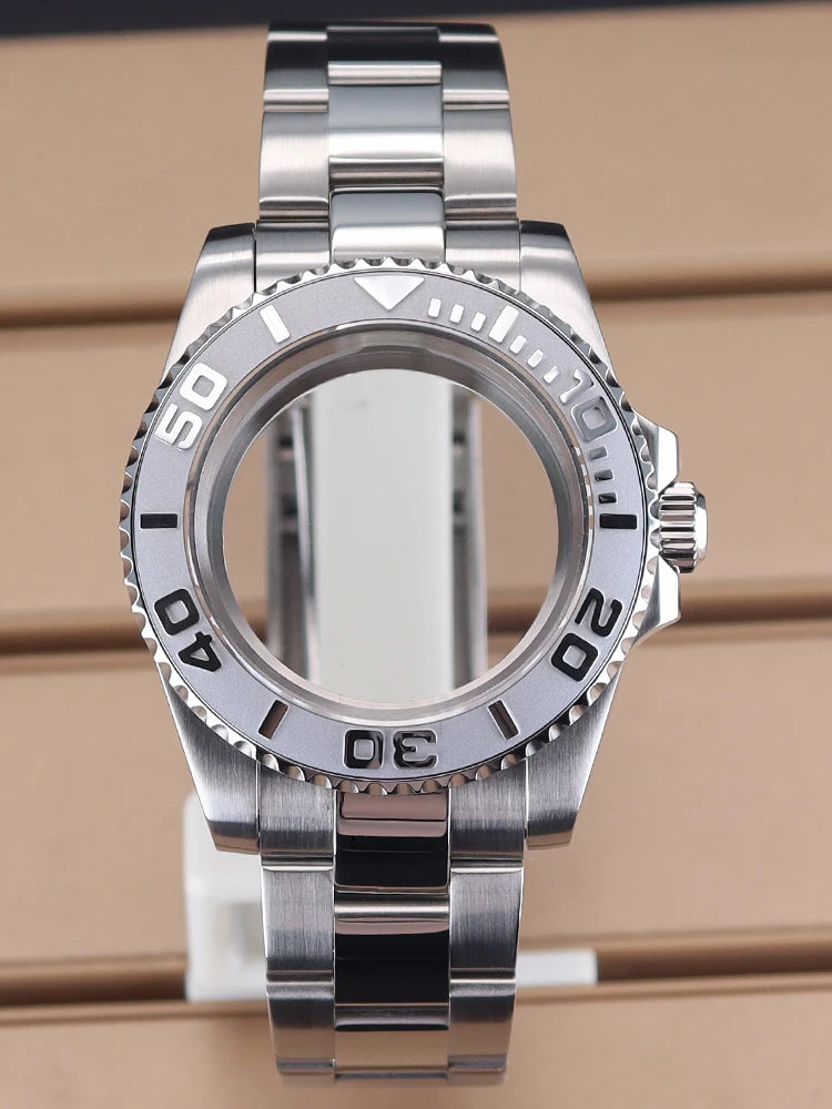 Dive Watch Case Rotating Bezel & Bracelet 40mm