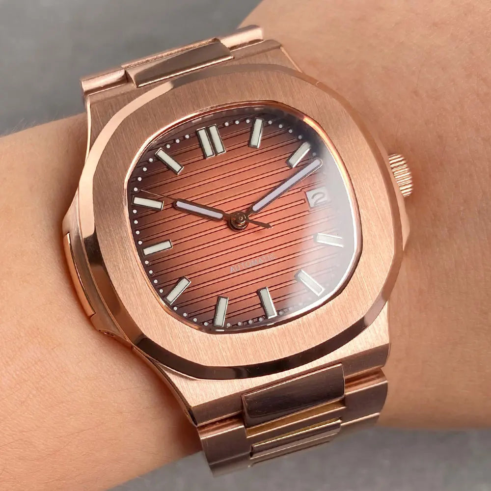 SEIKONAUT ROSE GOLD AUTOMATIC WATCH