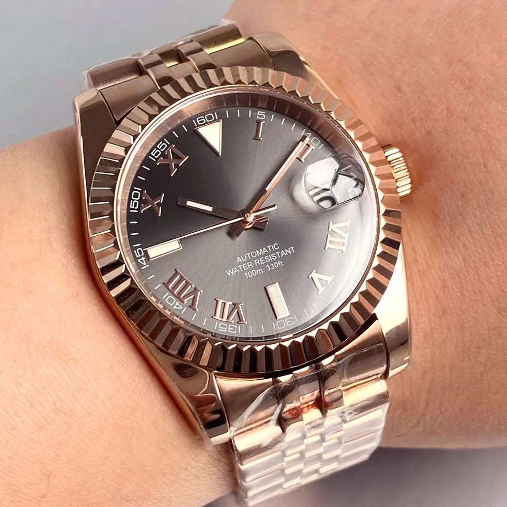 SEIKOJUST SUNBURST ROMAN DIAL JUBILEE AUTOMATIC MOD