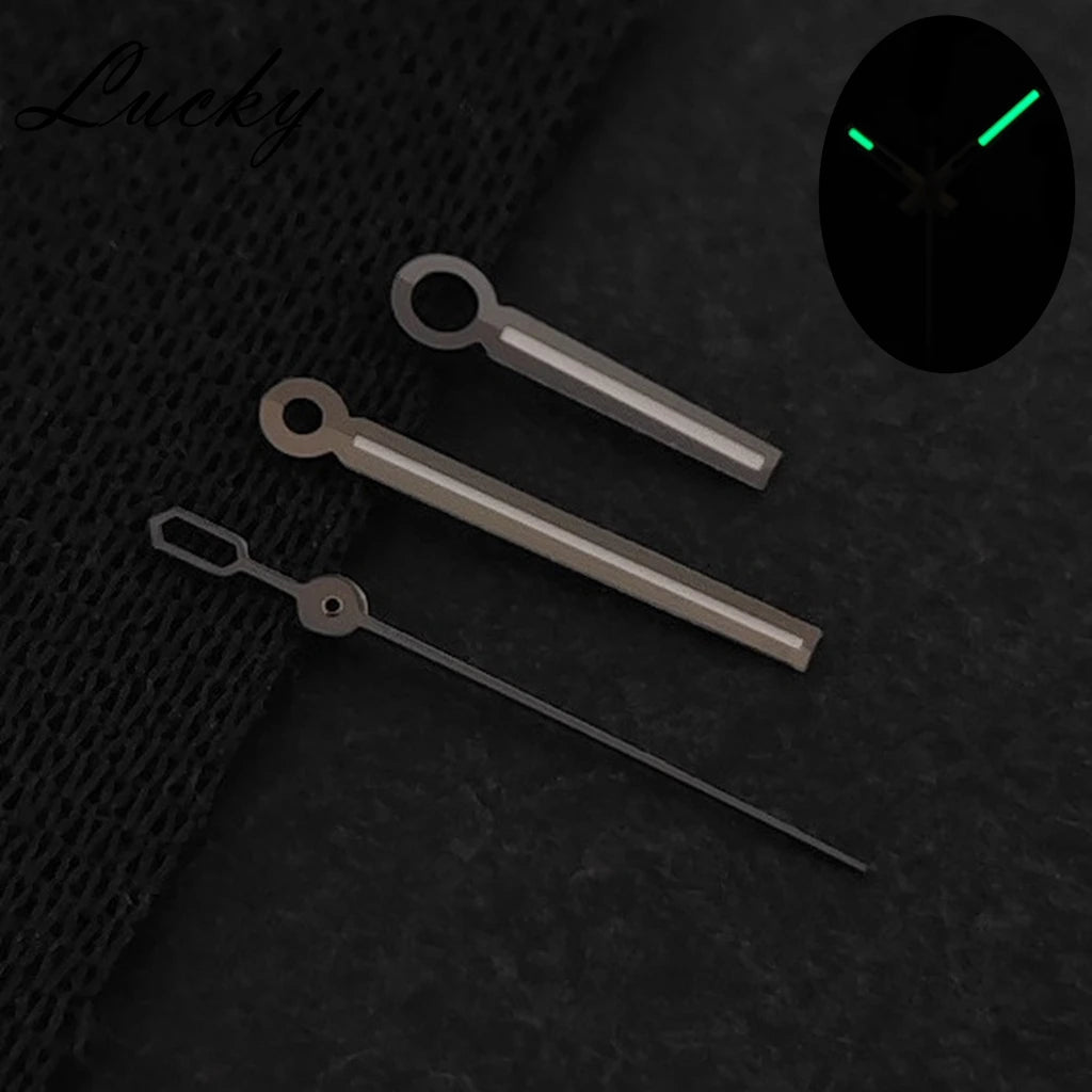 28.5mm Watch Dial Green Lume NH35