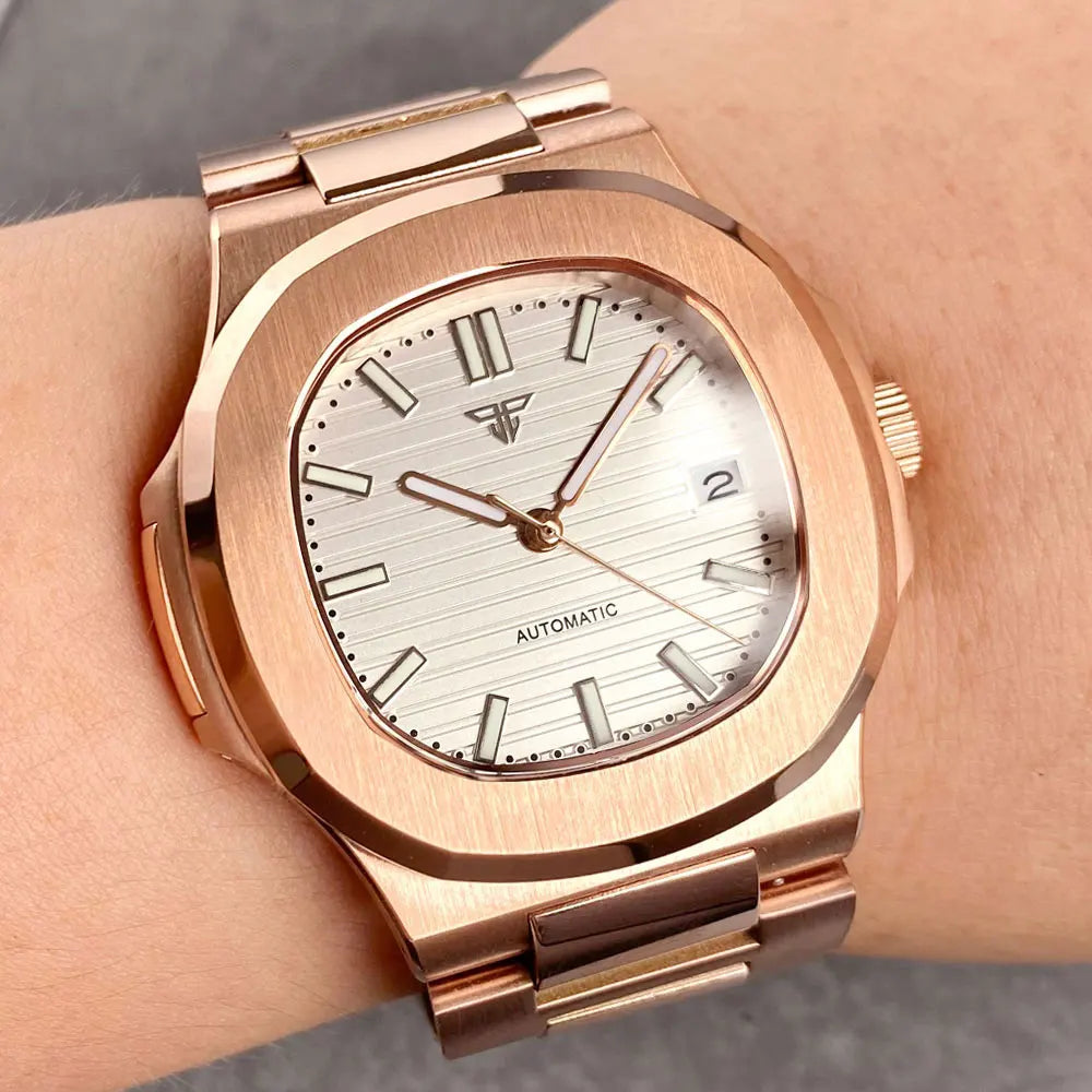 SEIKONAUT ROSE GOLD AUTOMATIC WATCH