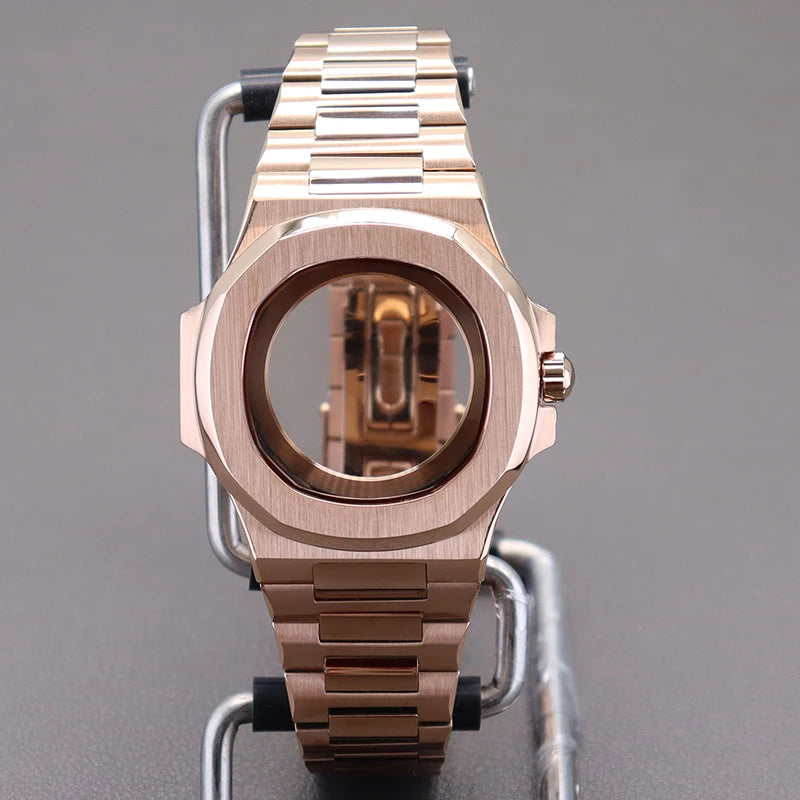 Watch Case and Bracelet NH35 Sapphire Glass