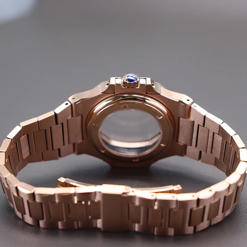 Watch Case and Bracelet NH35 Sapphire Glass