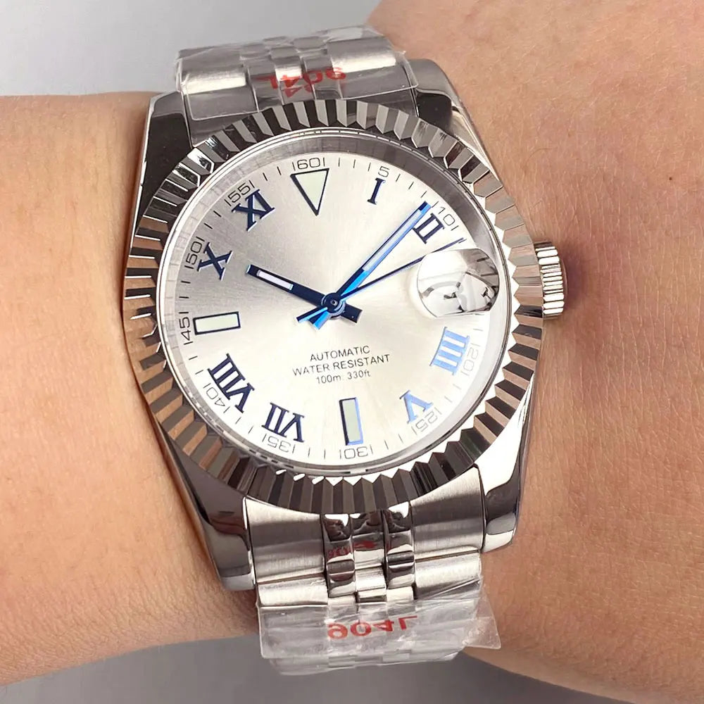 SEIKOJUST SUNBURST ROMAN DIAL JUBILEE AUTOMATIC MOD