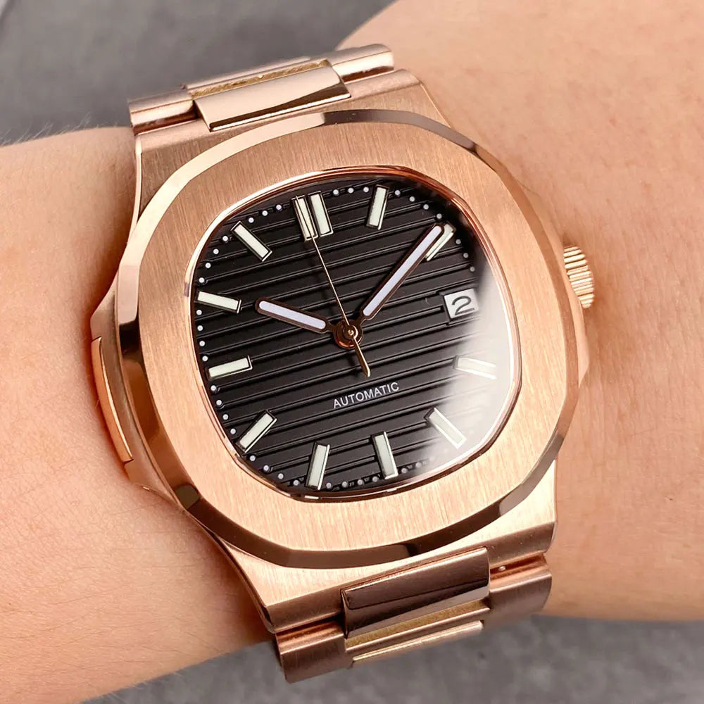 SEIKONAUT ROSE GOLD AUTOMATIC WATCH