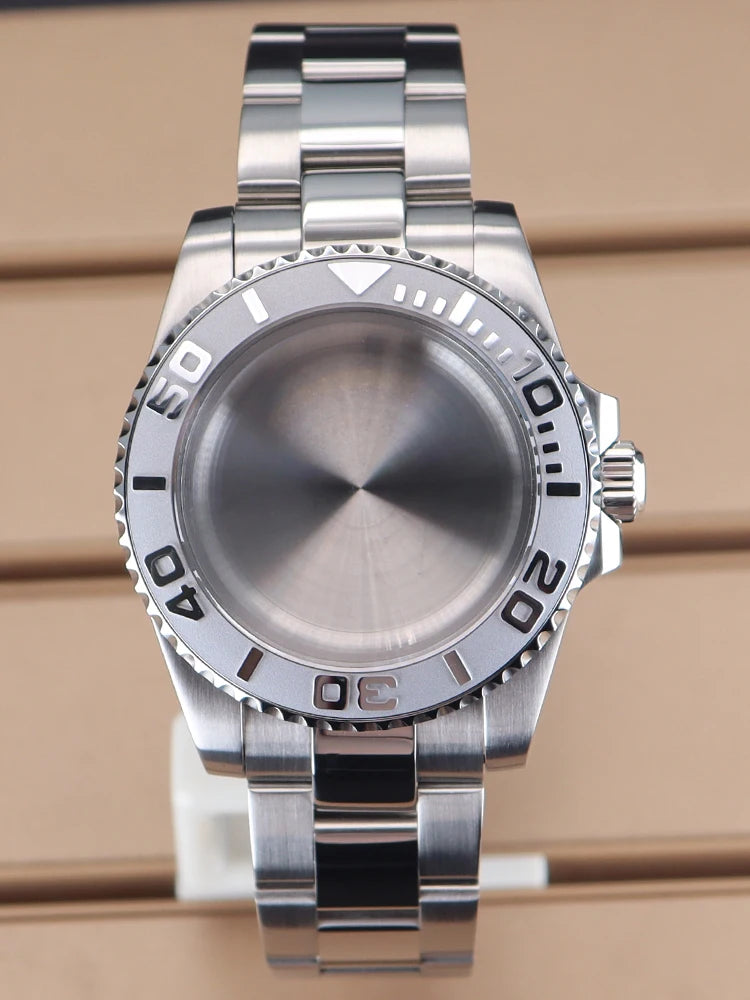 Dive Watch Case Rotating Bezel & Bracelet 40mm
