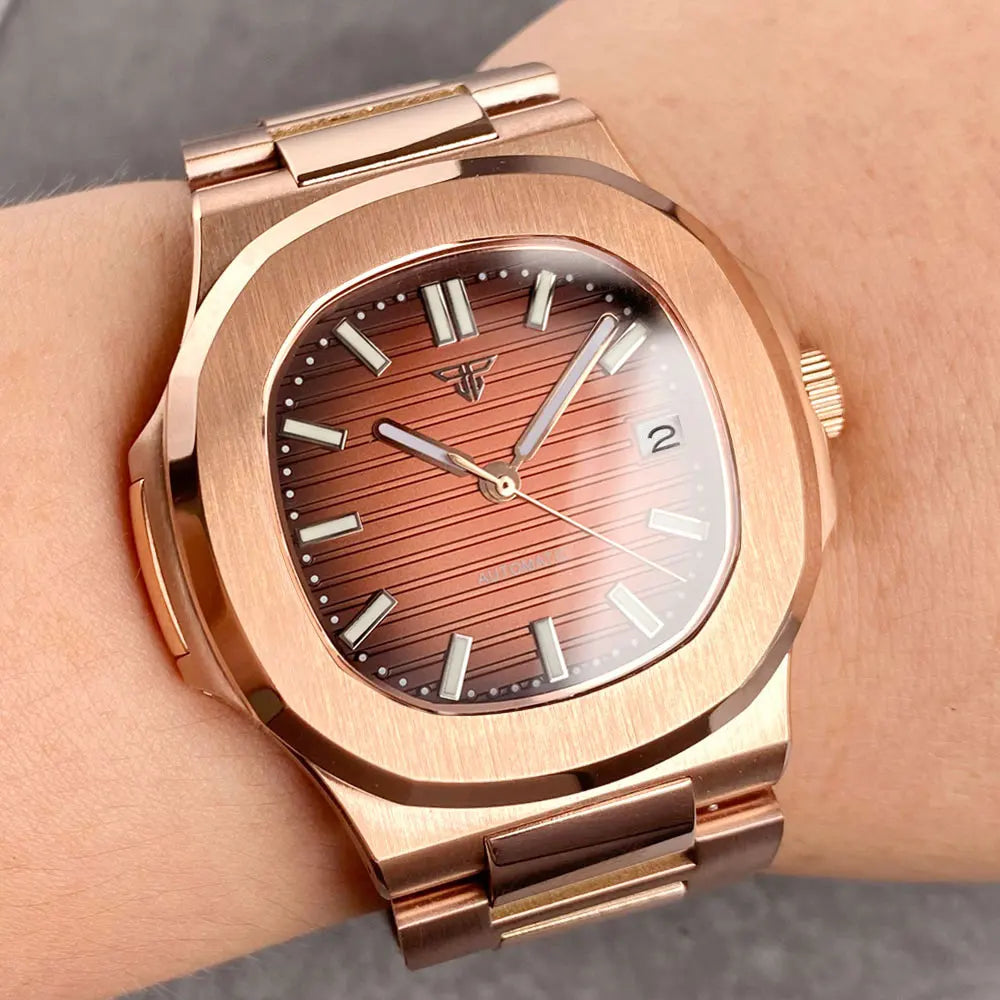 SEIKONAUT ROSE GOLD AUTOMATIC WATCH