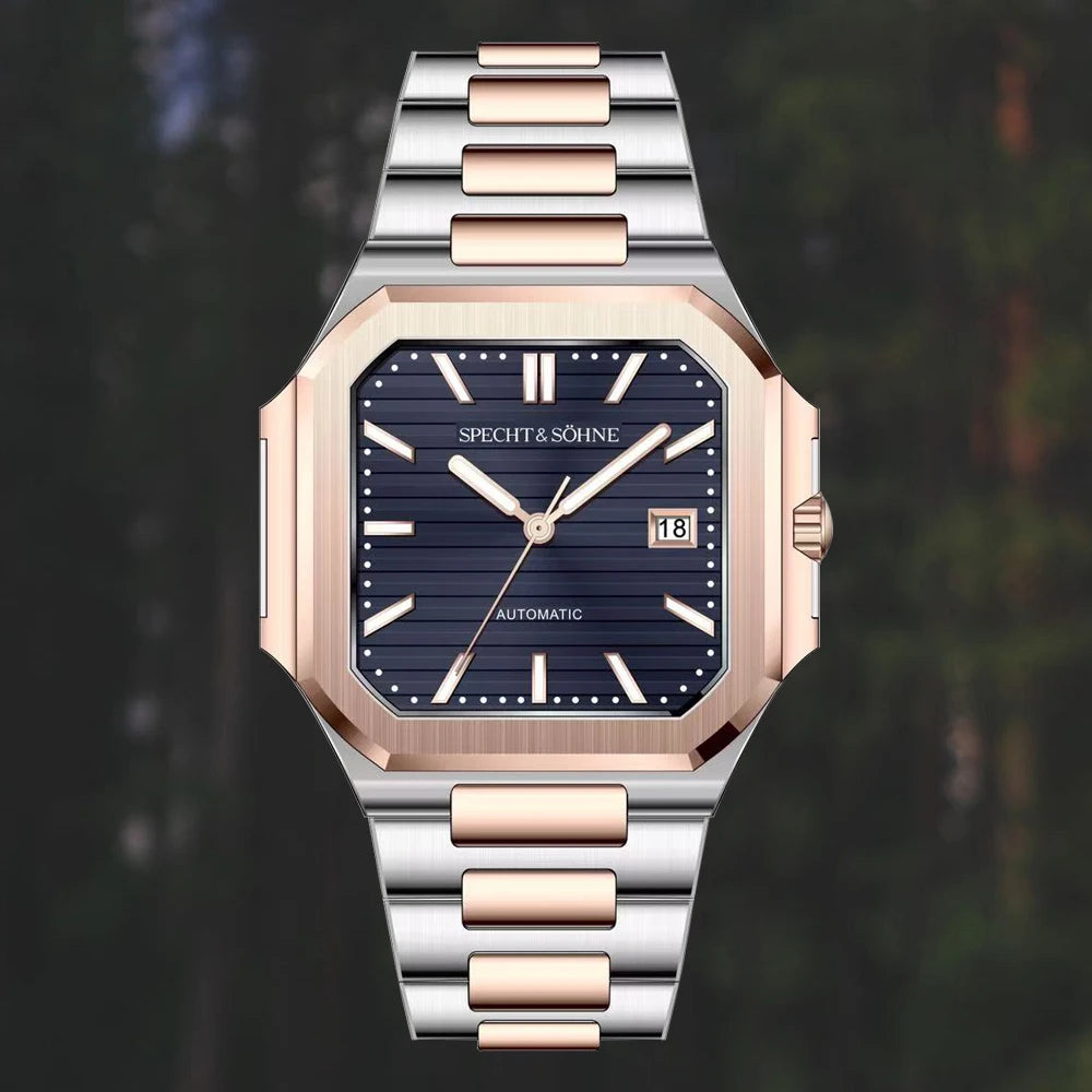 Cubic Specht & Söhne 41MM Men's Watch - Stainless Steel Sapphire Crystal Waterproof