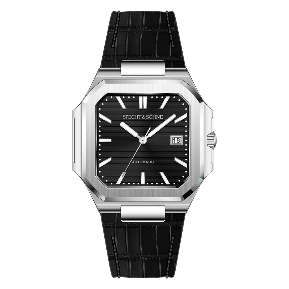 Cubic Specht & Söhne 41MM Men's Watch - Stainless Steel Sapphire Crystal Waterproof