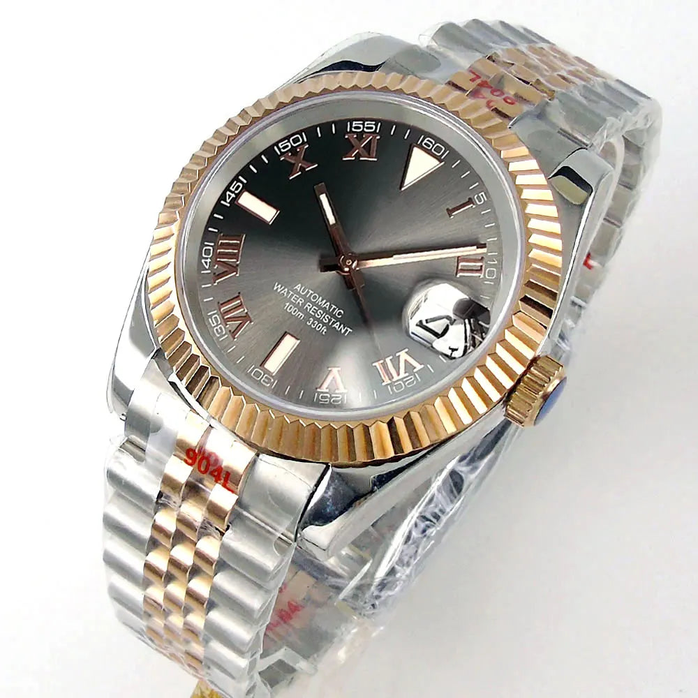 SEIKOJUST SUNBURST ROMAN DIAL JUBILEE AUTOMATIC MOD