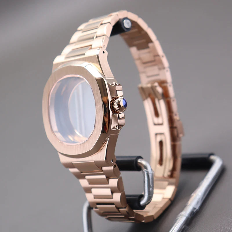 Watch Case and Bracelet NH35 Sapphire Glass