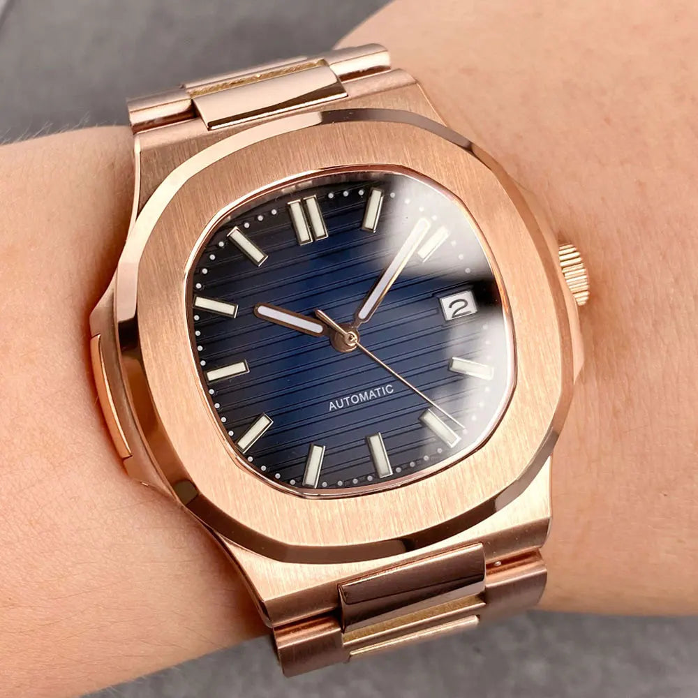 SEIKONAUT ROSE GOLD AUTOMATIC WATCH