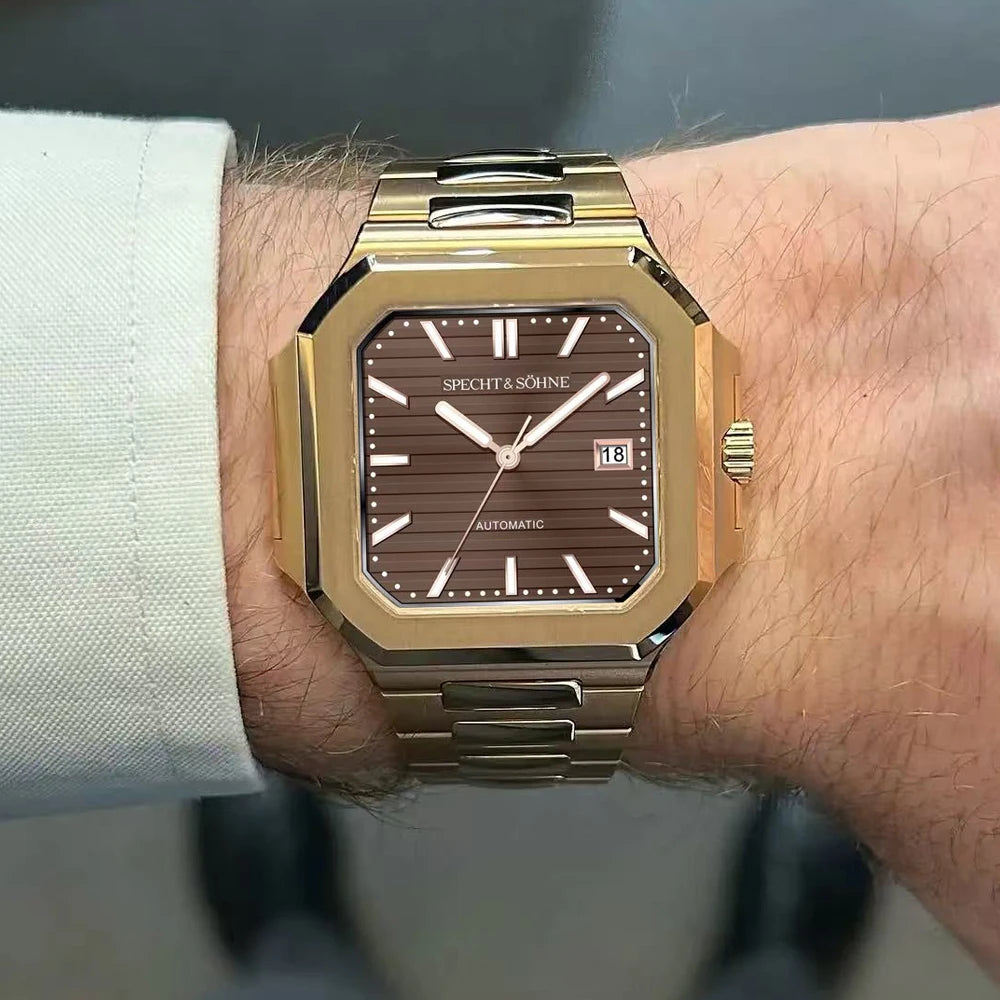 Cubic Specht & Söhne 41MM Men's Watch - Stainless Steel Sapphire Crystal Waterproof