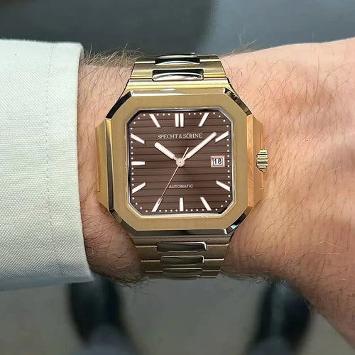 Cubic Specht & Söhne 41MM Men's Watch - Stainless Steel Sapphire Crystal Waterproof