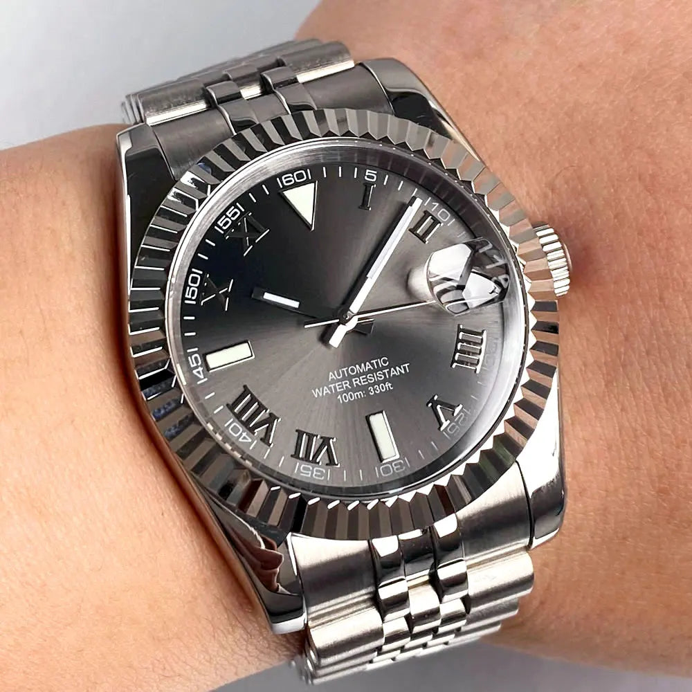 SEIKOJUST SUNBURST ROMAN DIAL JUBILEE AUTOMATIC MOD