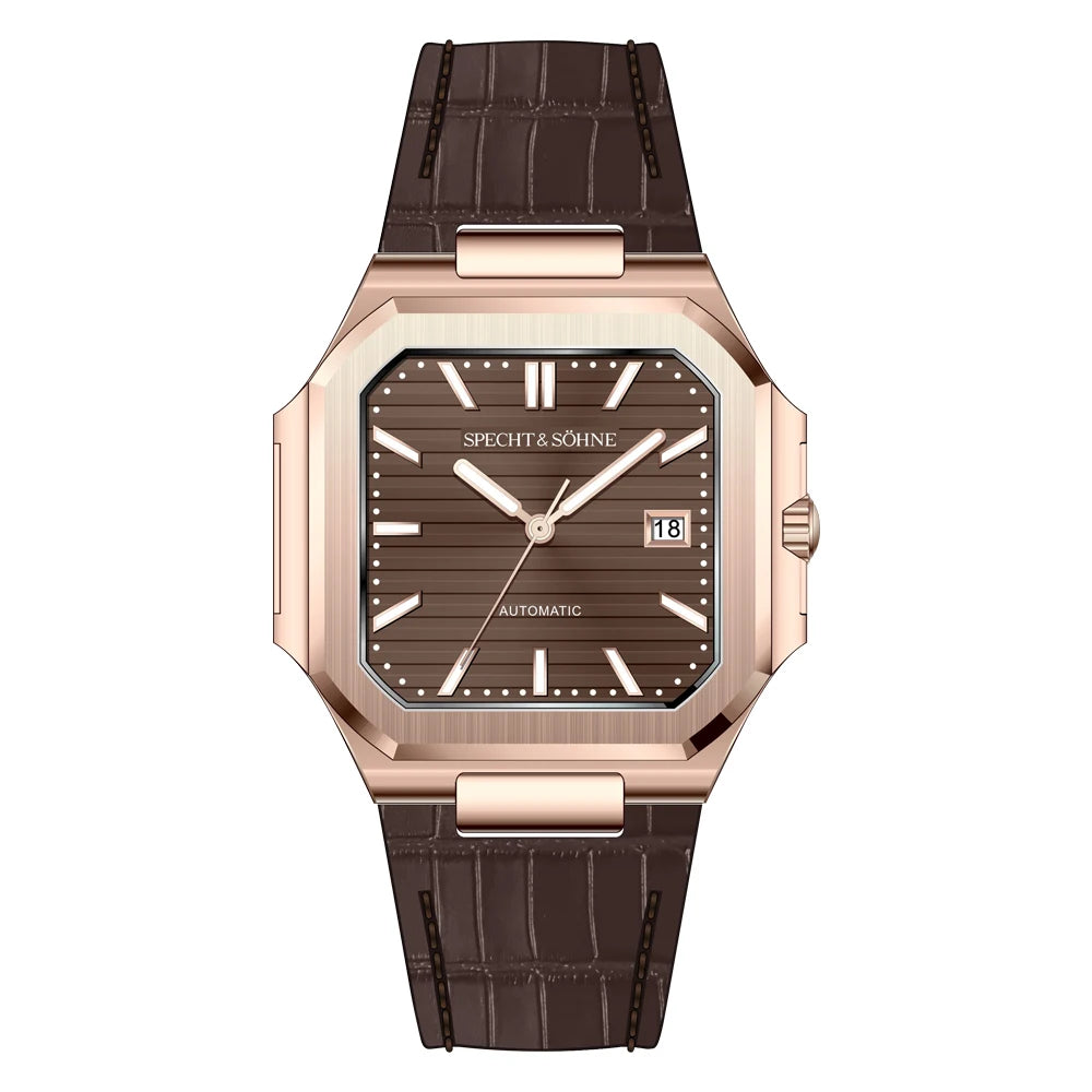 Cubic Specht & Söhne 41MM Men's Watch - Stainless Steel Sapphire Crystal Waterproof