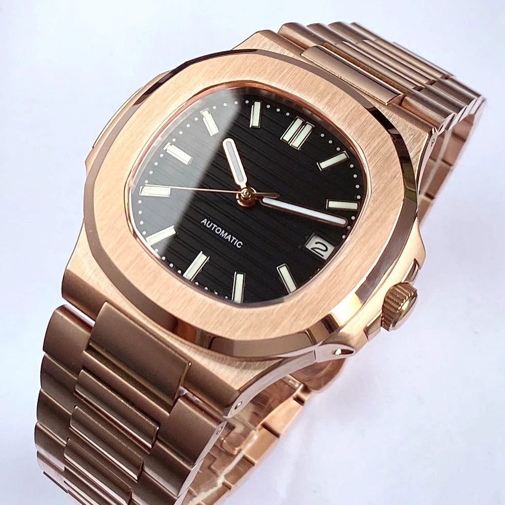 SEIKONAUT ROSE GOLD AUTOMATIC WATCH
