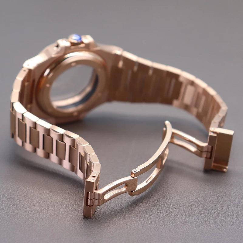 Watch Case and Bracelet NH35 Sapphire Glass