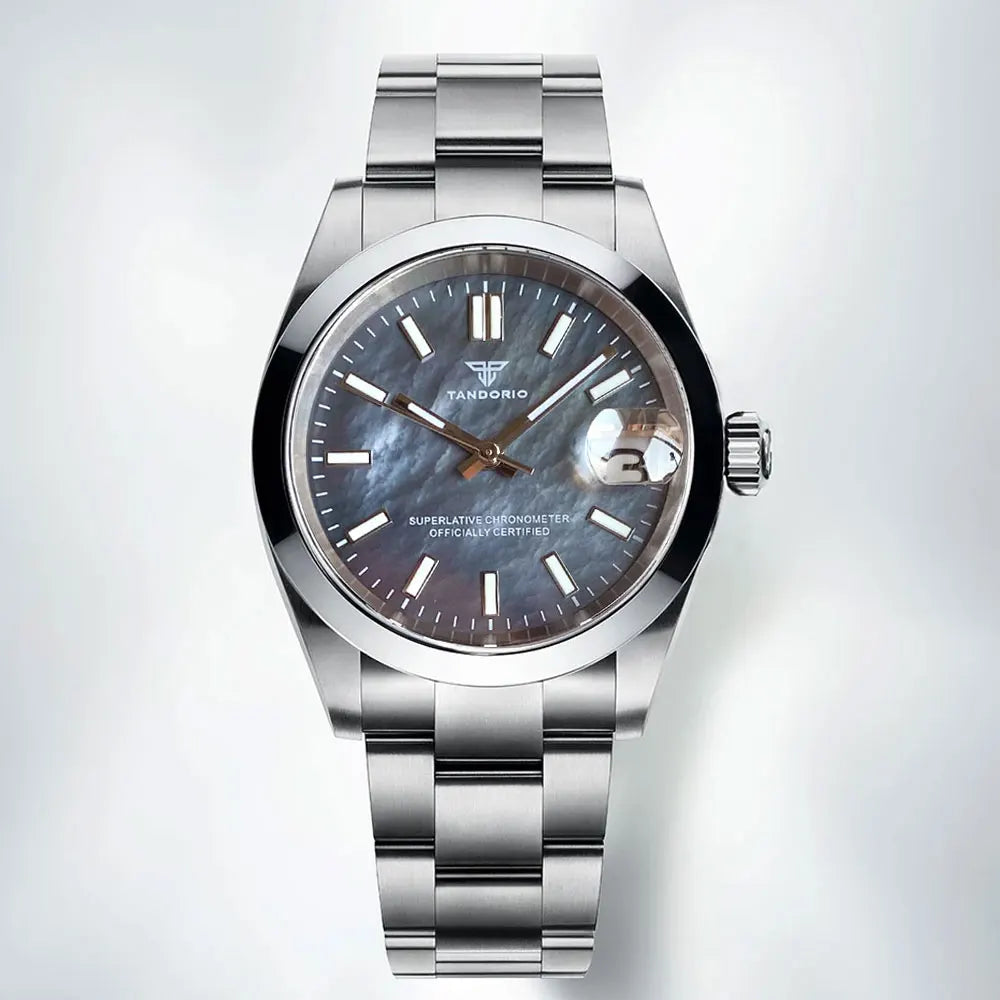 Custom Sunburst Dial Businesss Watch Sapphire Crystal
