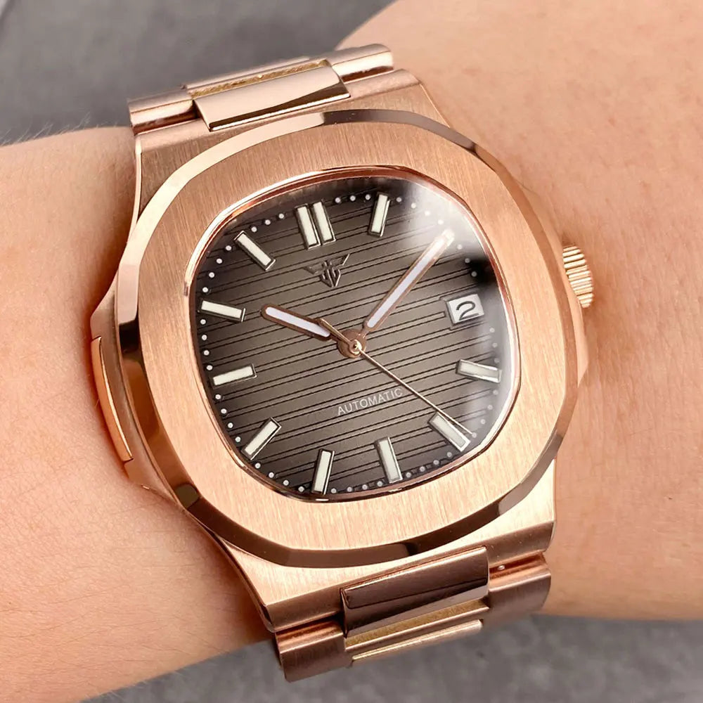 SEIKONAUT ROSE GOLD AUTOMATIC WATCH