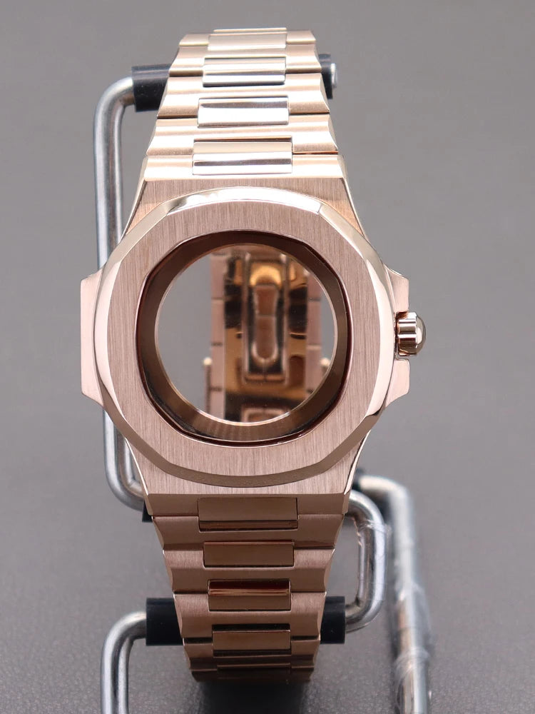 Watch Case and Bracelet NH35 Sapphire Glass