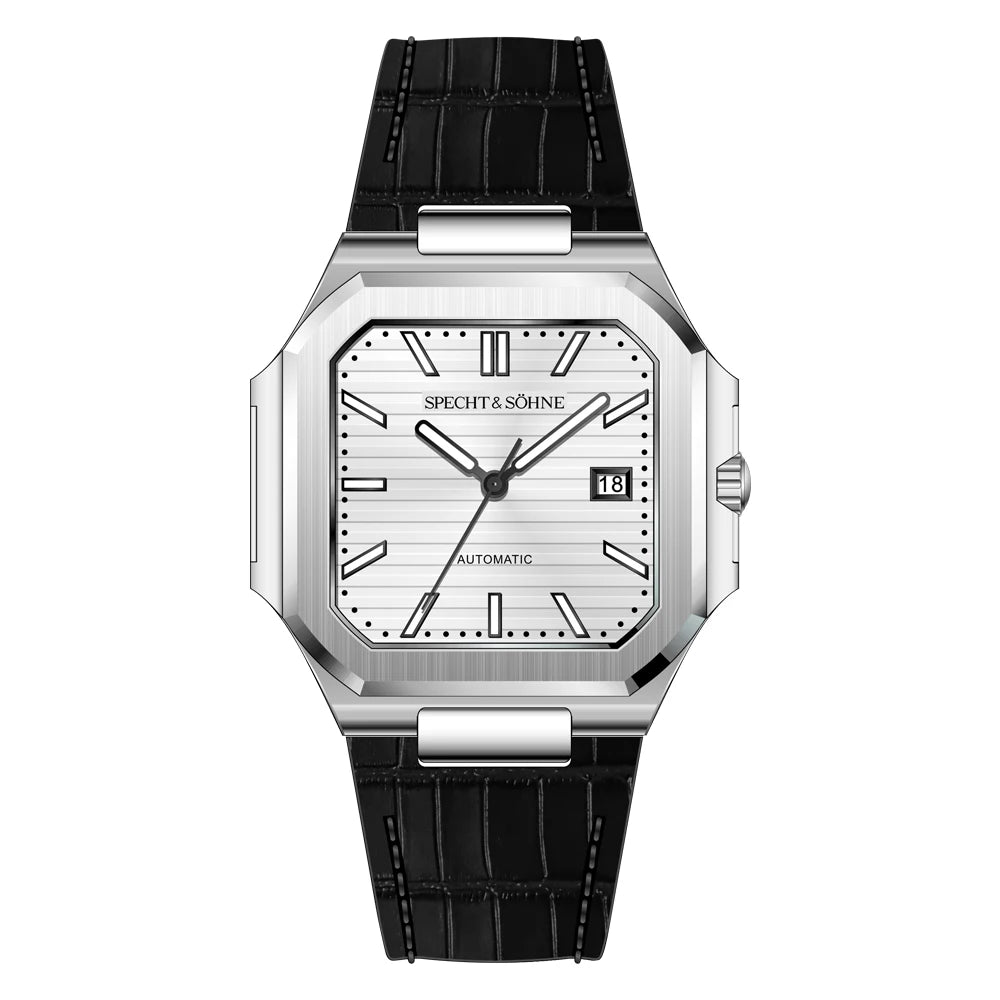 Cubic Specht & Söhne 41MM Men's Watch - Stainless Steel Sapphire Crystal Waterproof