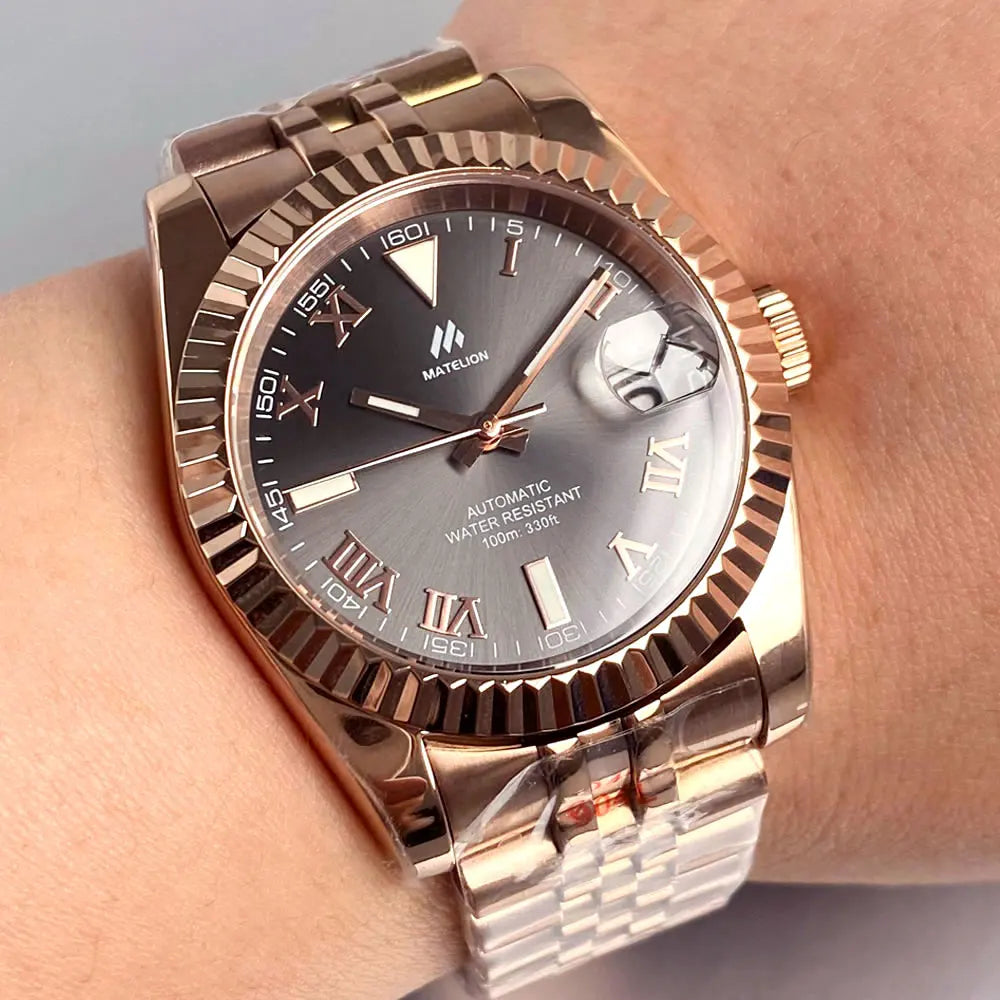SEIKOJUST SUNBURST ROMAN DIAL JUBILEE AUTOMATIC MOD