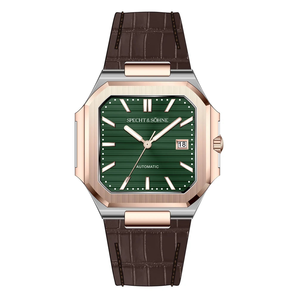 Cubic Specht & Söhne 41MM Men's Watch - Stainless Steel Sapphire Crystal Waterproof