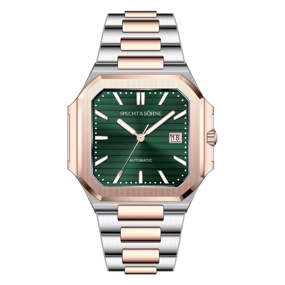 Cubic Specht & Söhne 41MM Men's Watch - Stainless Steel Sapphire Crystal Waterproof