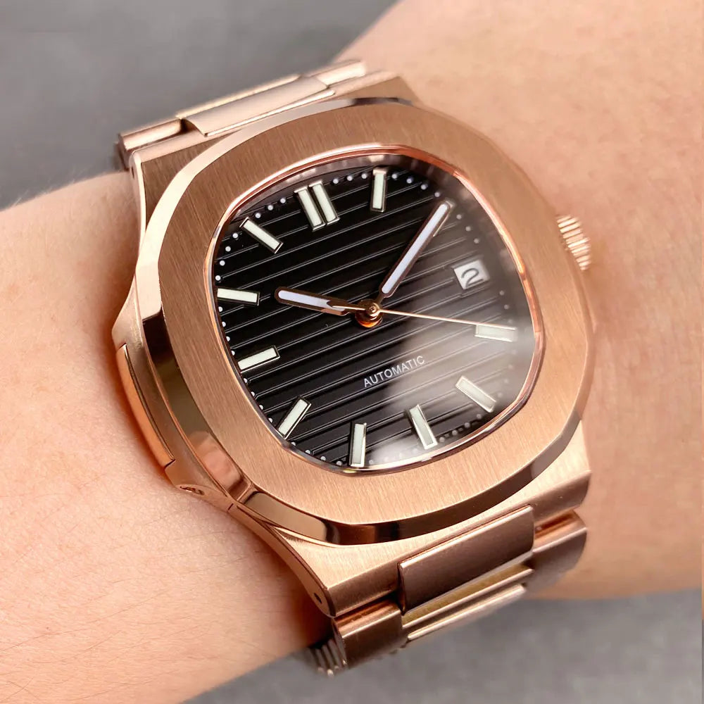 SEIKONAUT ROSE GOLD AUTOMATIC WATCH