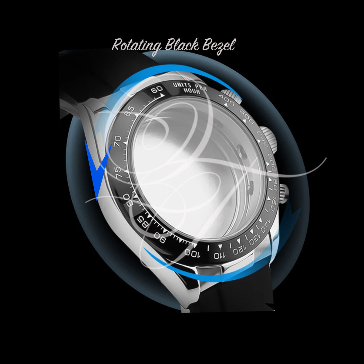 VK63 Chronograph Watch Case 39mm – Sapphire Crystal Seiko Mod Build