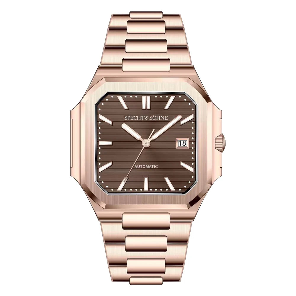 Cubic Specht & Söhne 41MM Men's Watch - Stainless Steel Sapphire Crystal Waterproof