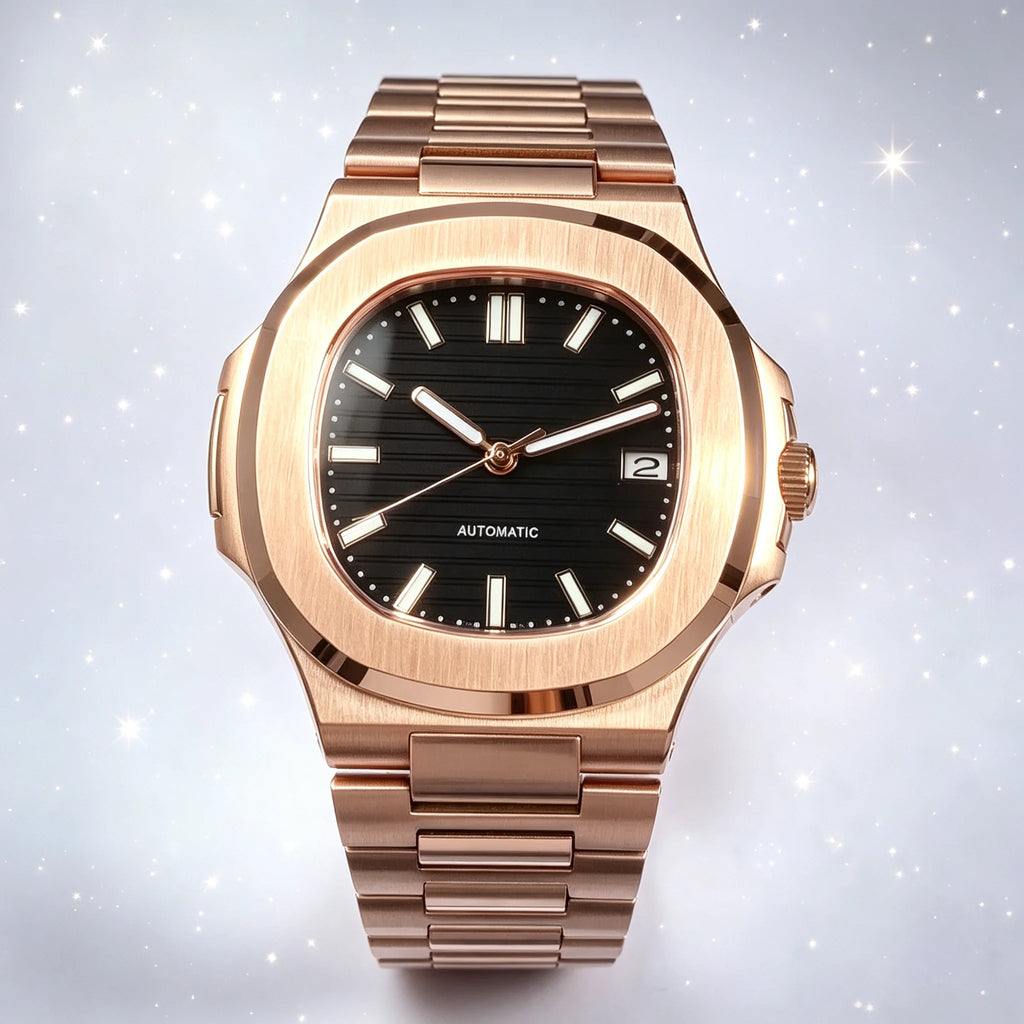 SEIKONAUT ROSE GOLD AUTOMATIC WATCH
