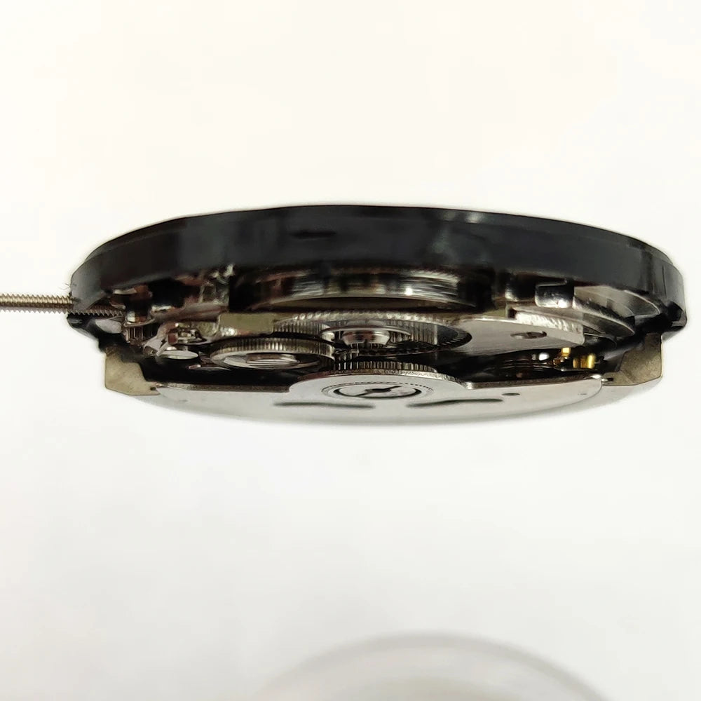 NH35 Movement Black Calendar Automatic High Accuracy 24 Jewels Mod Watch Replacement Japan