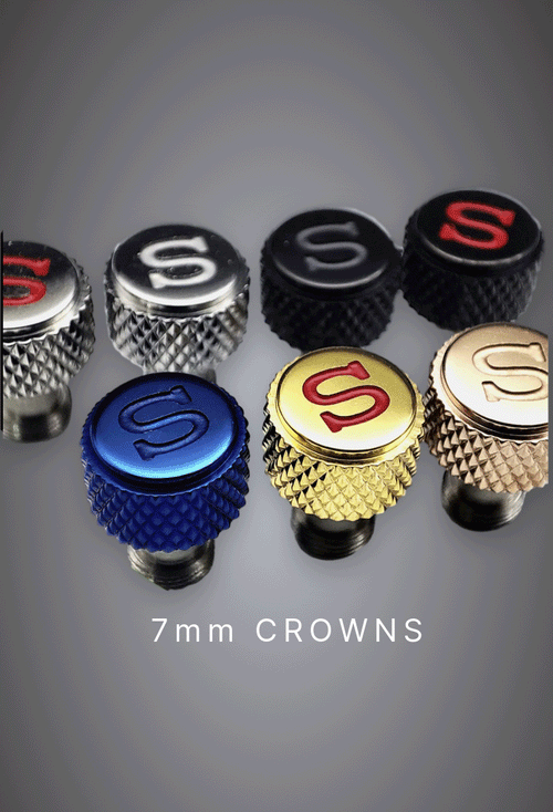 7mm Screw-Down Watch Crown for Seiko Mods – SKX007/SKX009, NH35/NH36