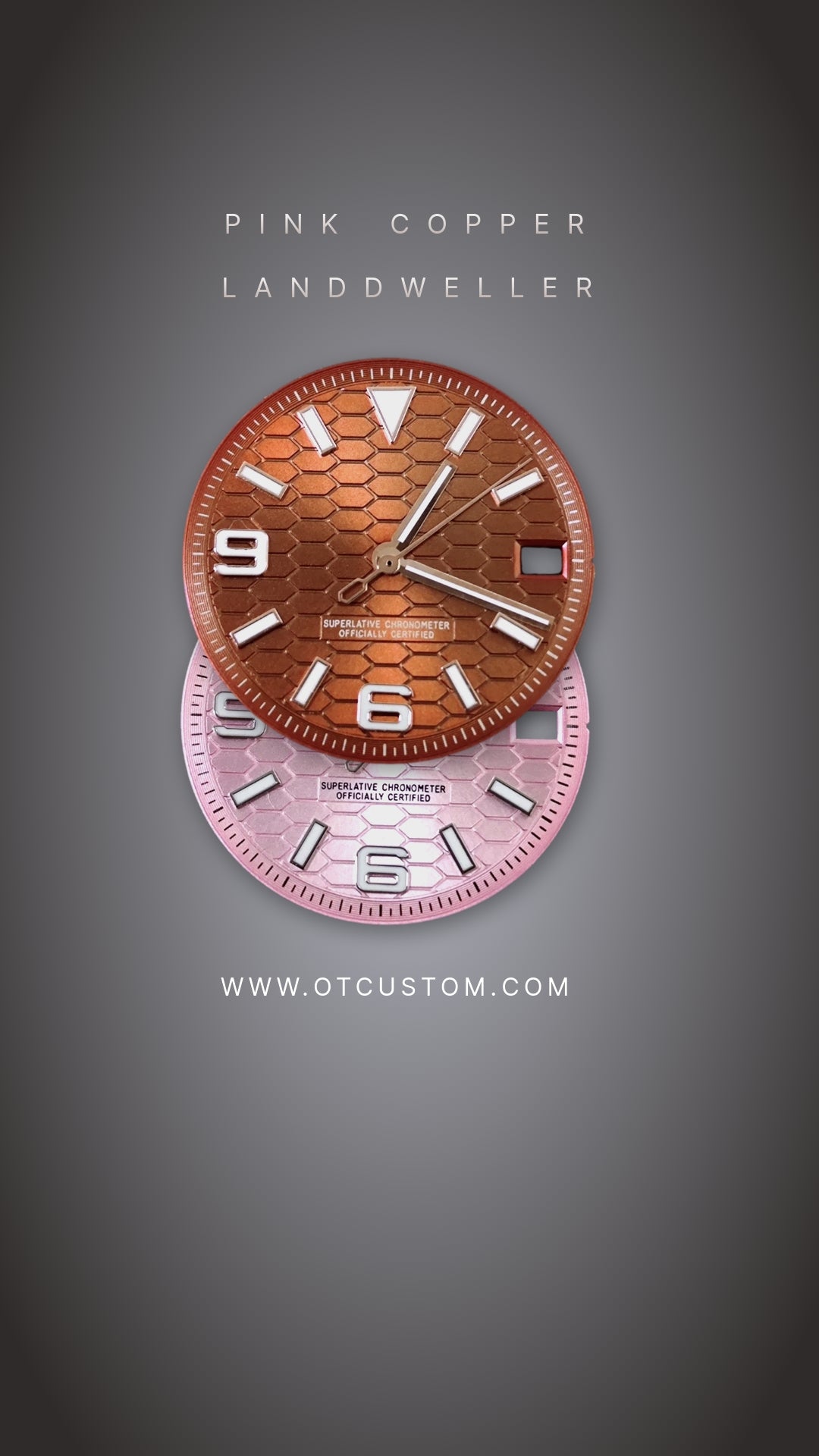 28.5mm Watch Dial Green Lume NH35