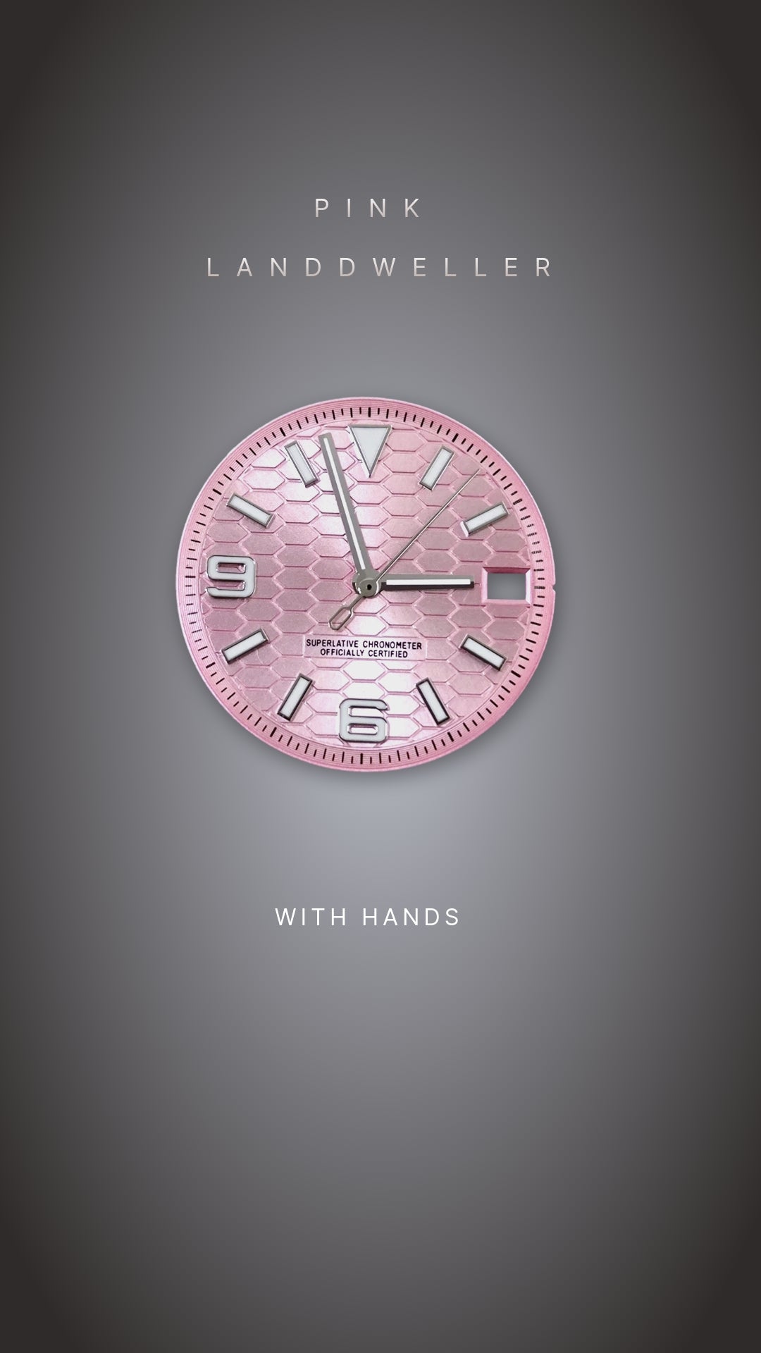 28.5mm Watch Dial Green Lume NH35