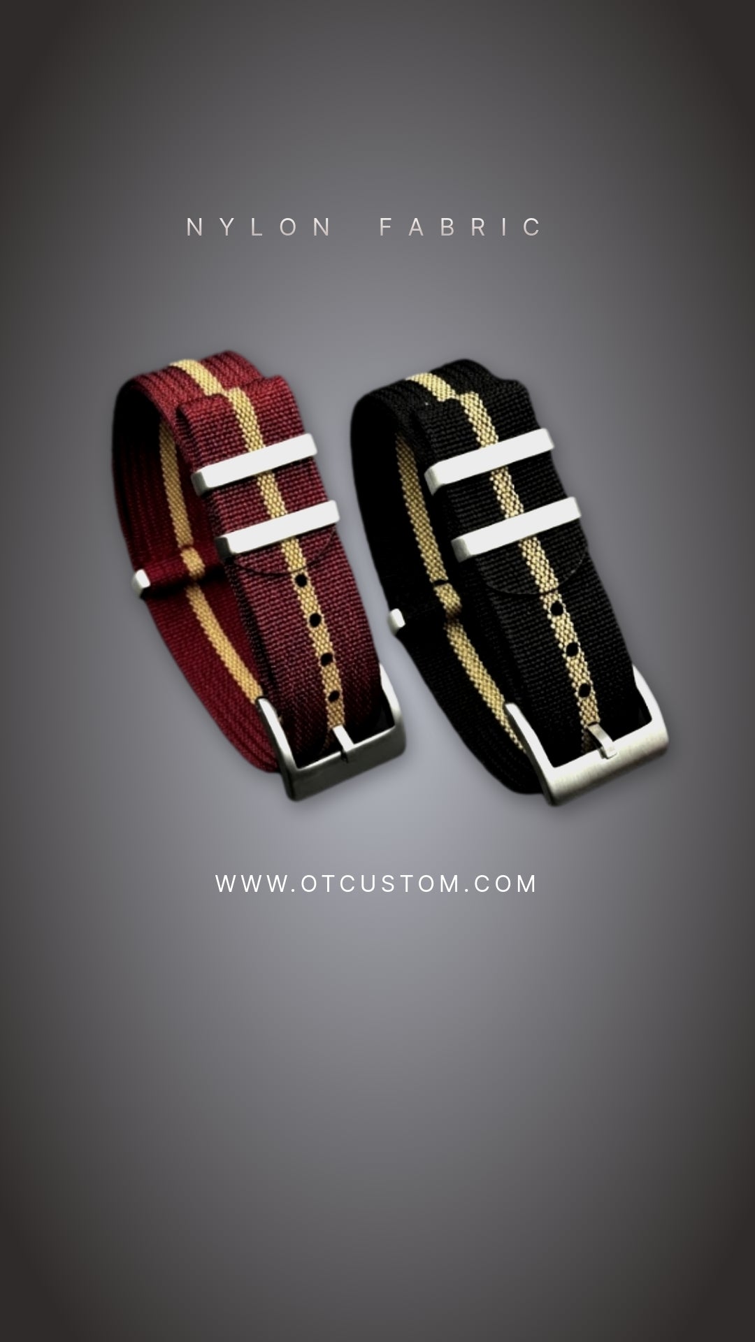 Premium Quality Nylong Fabric Watch Strap