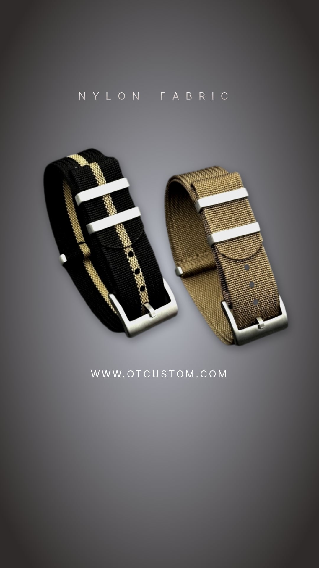 Premium Quality Nylong Fabric Watch Strap