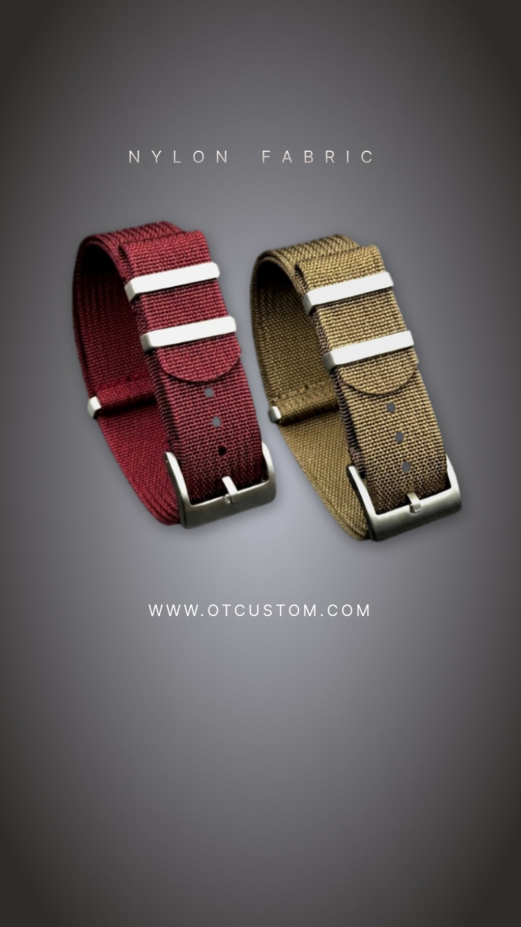 Premium Quality Nylong Fabric Watch Strap
