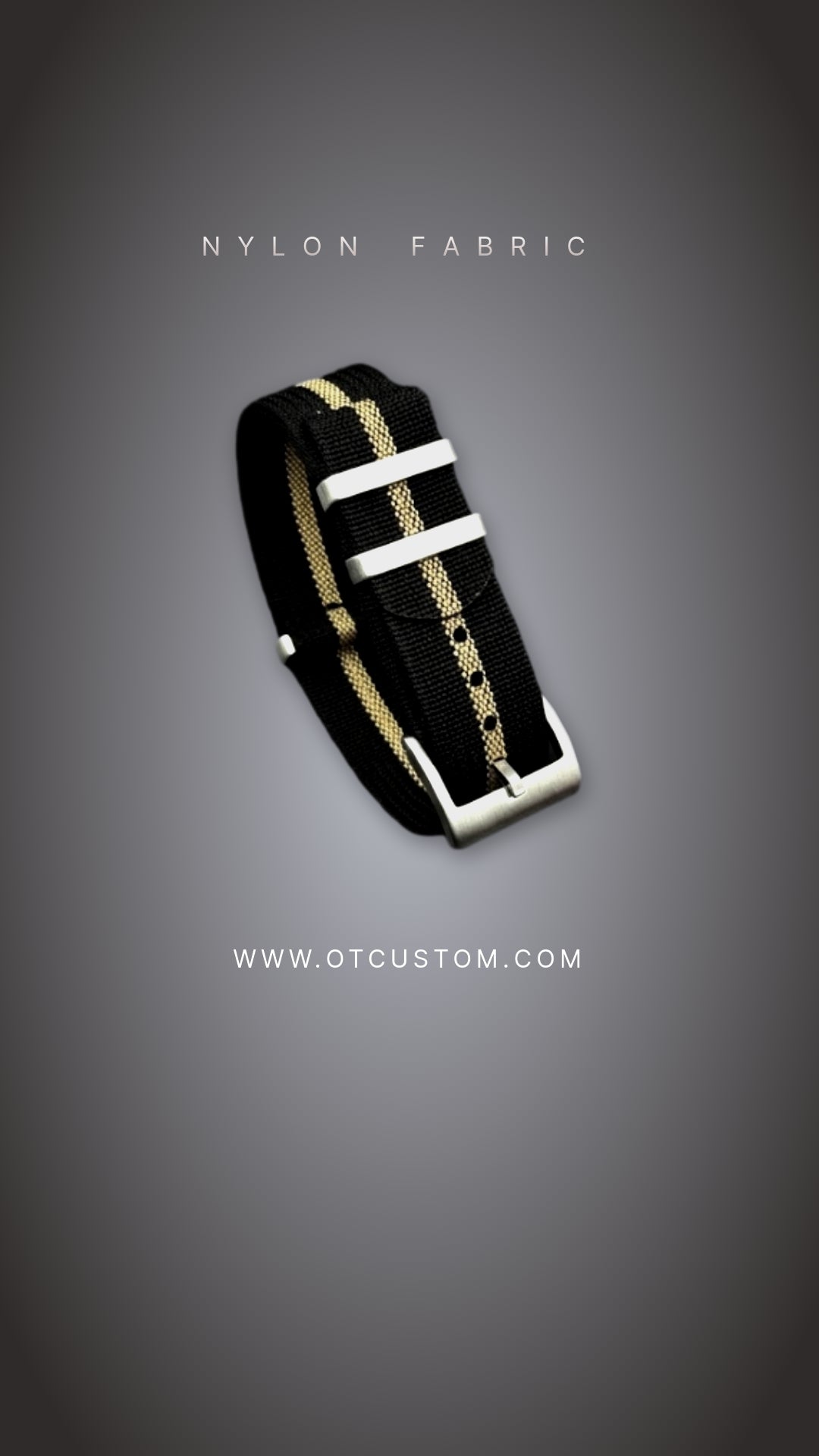 Premium Quality Nylong Fabric Watch Strap